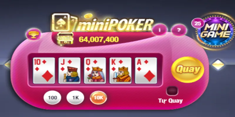 Hướng dẫn đầy đủ cách chơi Mini Poker